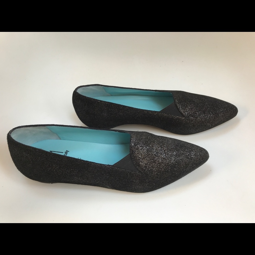 Thierry Rabotin sparkly black flats new in box